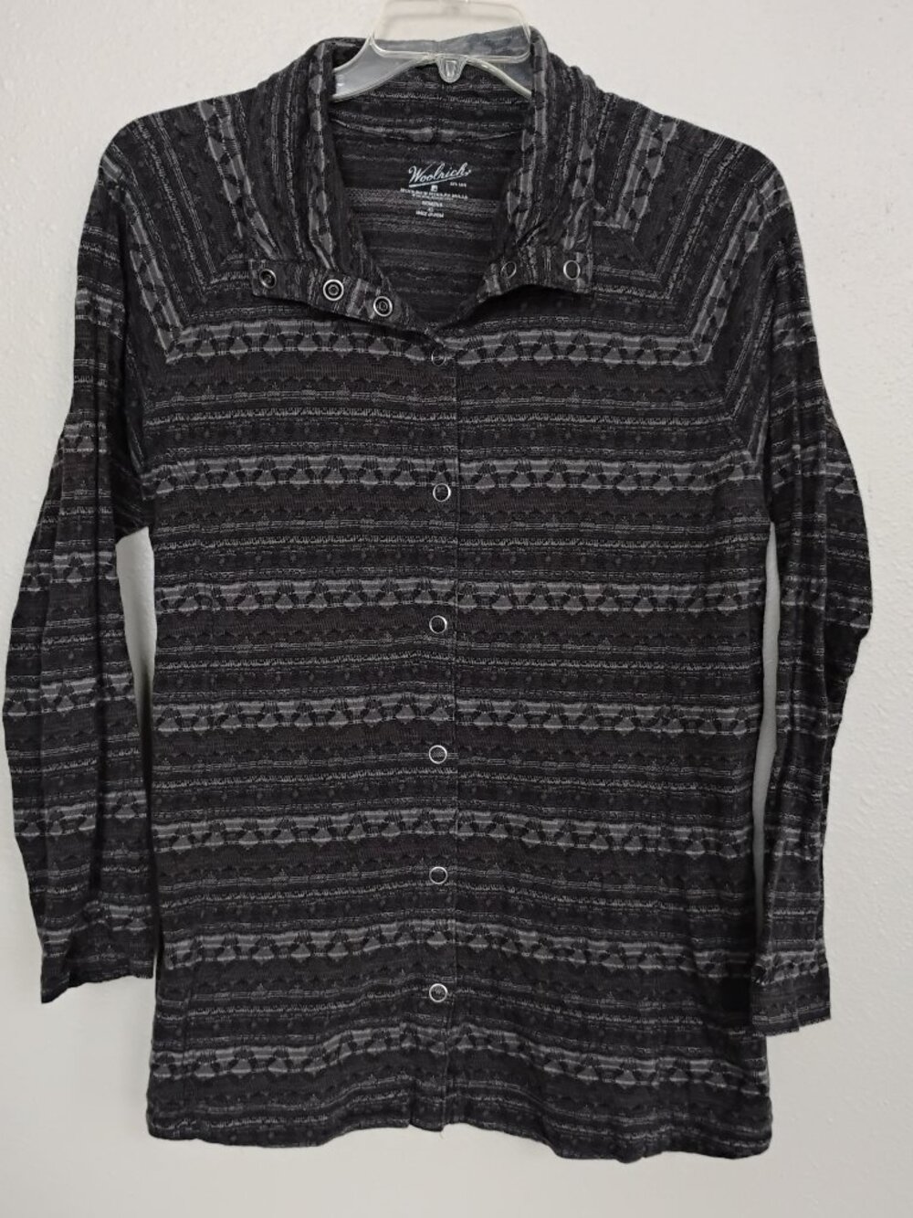 Woolrich Women's Flannel Snap up Shirt Jacket ~ Size XL